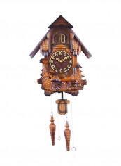 Handcrafted Cuckoo Clock Brown 44x33.5x18centimeter