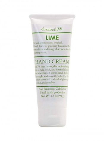 Lime Hand Cream 3.3أوقية