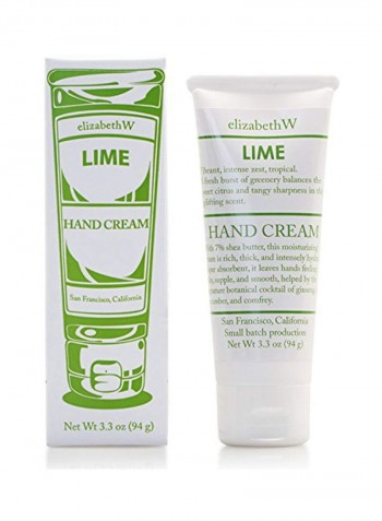 Lime Hand Cream 3.3ounce