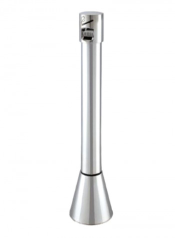 Outdoor Ashtray Bin Silver 22.5 x 110centimeter