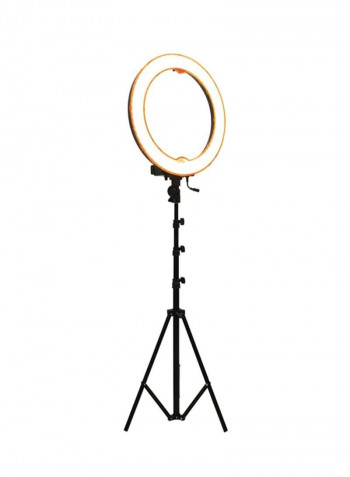 Dimmable Ring Light With Stand White/Black