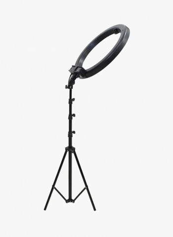 Dimmable Ring Light With Stand White/Black