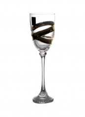 Exquisite Design Gold Infinity Glass Transparent/Gold 190x81millimeter