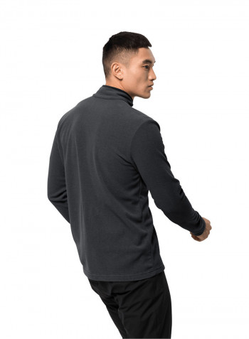 Half Zipper Arco Pullover أسود