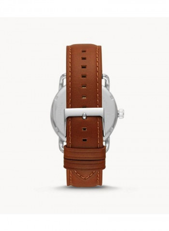 Men's Copeland Three-Hand Luggage Leather Strap Wrist Watch FS5737