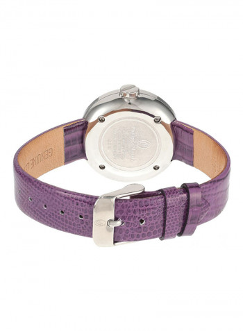Women's Leather Analog Watch LS1156WWV