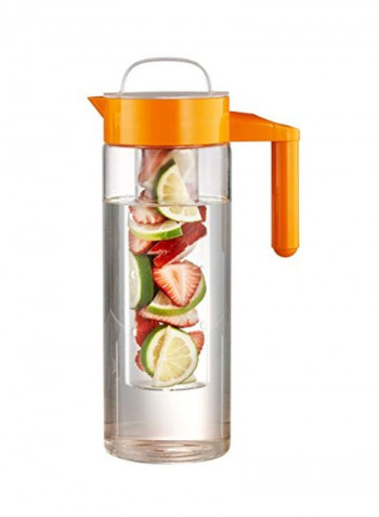 Hydra Flavor Infusing Pitcher Clear/Orange 60ounce