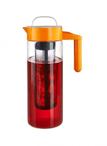 Hydra Flavor Infusing Pitcher Clear/Orange 60ounce