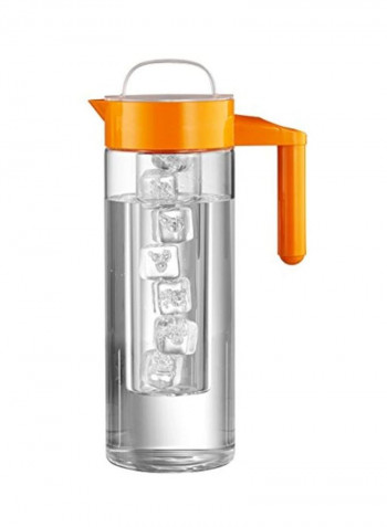Hydra Flavor Infusing Pitcher Clear/Orange 60ounce