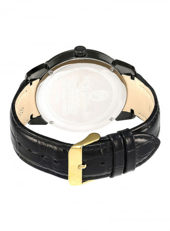 Men's Leather Analog Watch L1373BGBB