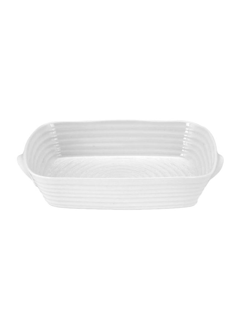 Rectangular Roasting Dish White 12.9x9.4inch