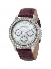 Women's Swarovski Crystals Studded Chronograph Quartz Watch CP502-488