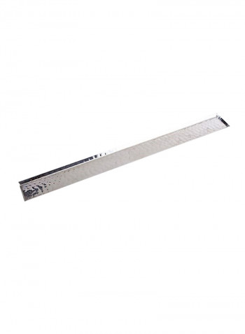 Hammered Sushi Plate silver 90.5cm