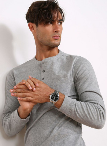 Men's Stainless Steel Analog Watch S-82436M