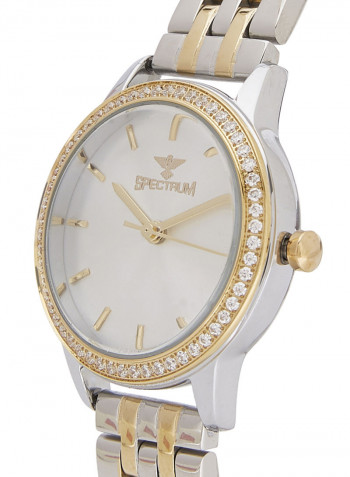 Women's Stone Studded Analog Watch 25163L-3