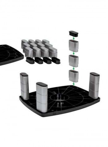 Adjustable Monitor Stand Black/Silver