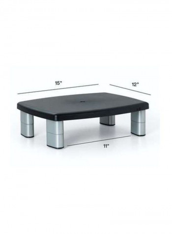 Adjustable Monitor Stand Black/Silver