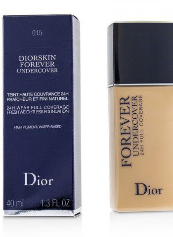 Diorskin Forever Undercover 24H Wear Full Coverage Foundation 015 Tender Beige