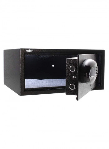 Laptop Safe Box with LCD Auto Digital Panel Black 42x37x20cm