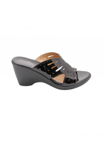 Formal Heel Sandal Black