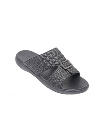 Traditional Arabic Sandal Black
