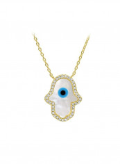 925 Sterling Silver With Cubic Zirconia Pendant Necklace