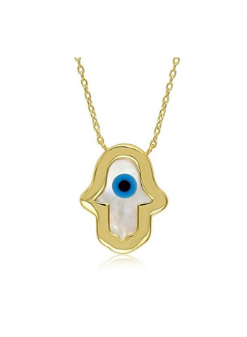 925 Sterling Silver With Cubic Zirconia Pendant Necklace
