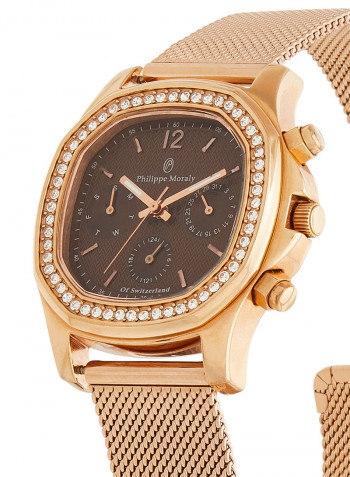 Women's Stainless Steel Analog Wrist Watch LS1152QRO