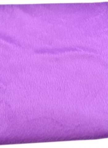 Foldable Strawberry Pattern Soft Pet House With Cushion Purple/Green/White L
