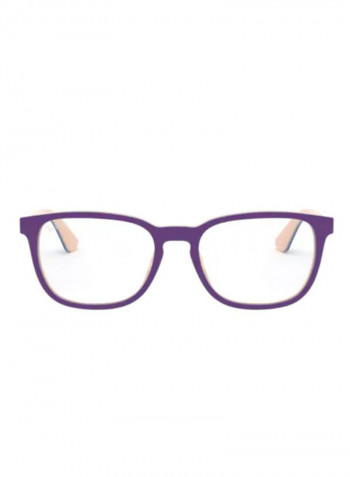 Men's Square Eyeglass Frame - Lens Size: 48 mm