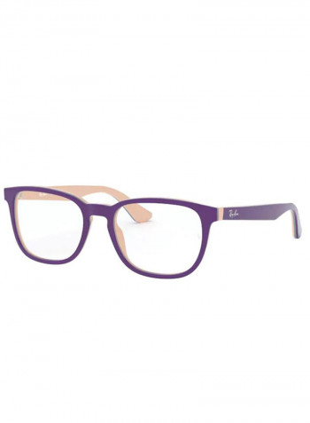 Men's Square Eyeglass Frame - Lens Size: 48 mm