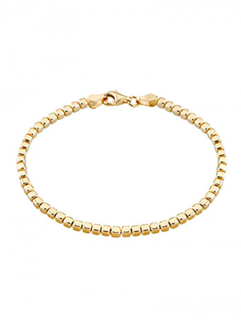 18K Yellow Gold Plated Metal Bracelet
