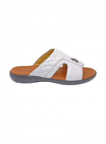 Traditional Arabic Sandals White