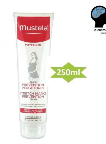 Stretch Marks Prevention Cream White 250milliliter