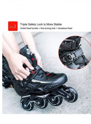 Inline Outdoor Roller Skates Shoes 31 - 34inch