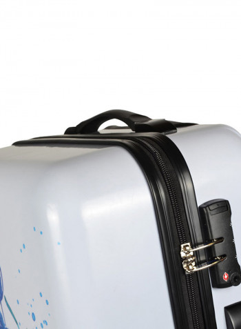 Anemoss Anchor Rolling Luggage 24-Inch White/Blue/Black