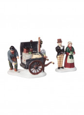 2-Piece The Coffee Stall Figurine Multicolour 3.45x1.97x2.5inch