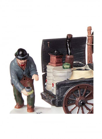 2-Piece The Coffee Stall Figurine Multicolour 3.45x1.97x2.5inch