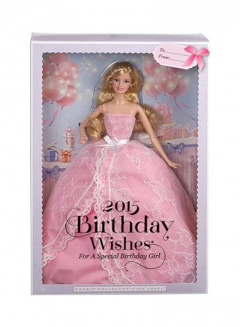 Barbie 2015 Birthday Wishes Barbie Doll