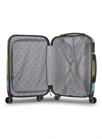 Fertility Fish Luggage Trolley 24-Inch Red/Blue/Green