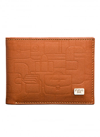 Insignia Leather Wallet For Men Brown