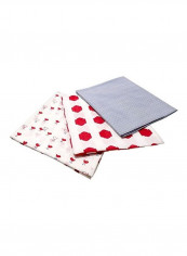 3-Piece Printed Swaddle Wrap Set