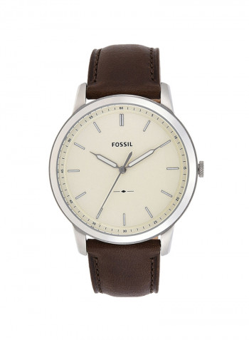 Men's Leather Analog Wrist Watch FS5439