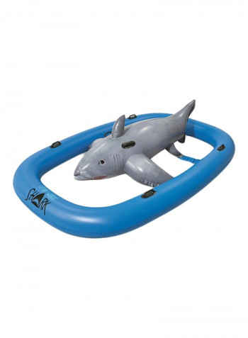 Tidal Wave Shark Inflatable Pool Float 41124 310centimeter