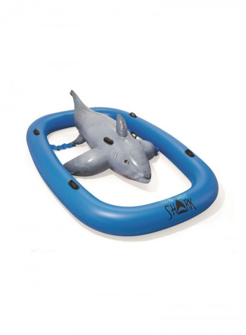 Tidal Wave Shark Inflatable Pool Float 41124 310centimeter