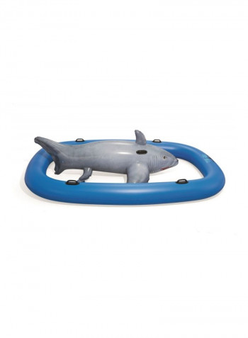 Tidal Wave Shark Inflatable Pool Float 41124 310centimeter