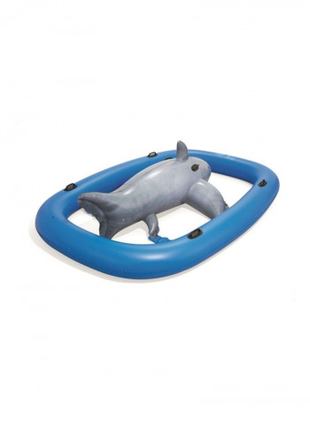 Tidal Wave Shark Inflatable Pool Float 41124 310centimeter