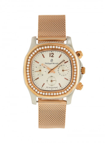 Women's Stainless Steel Analog Wrist Watch LS1152QCRW