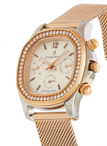 Women's Stainless Steel Analog Wrist Watch LS1152QCRW
