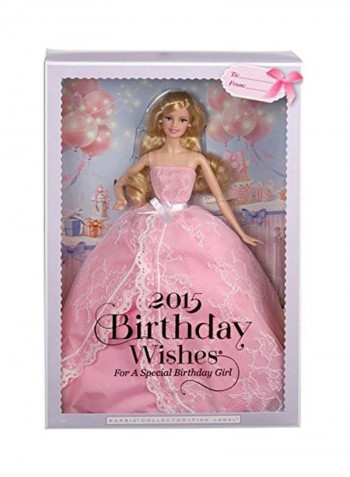 2015 Birthday Wishes Doll